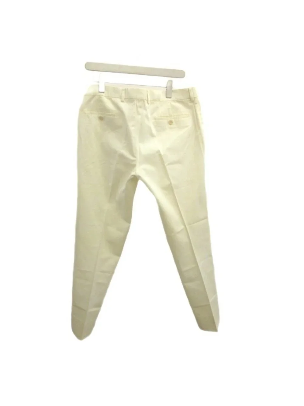 Hermes Trousers Chino Pants White Off Ivory Long Watch Pocket